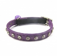 Grape Bling Cat Collar